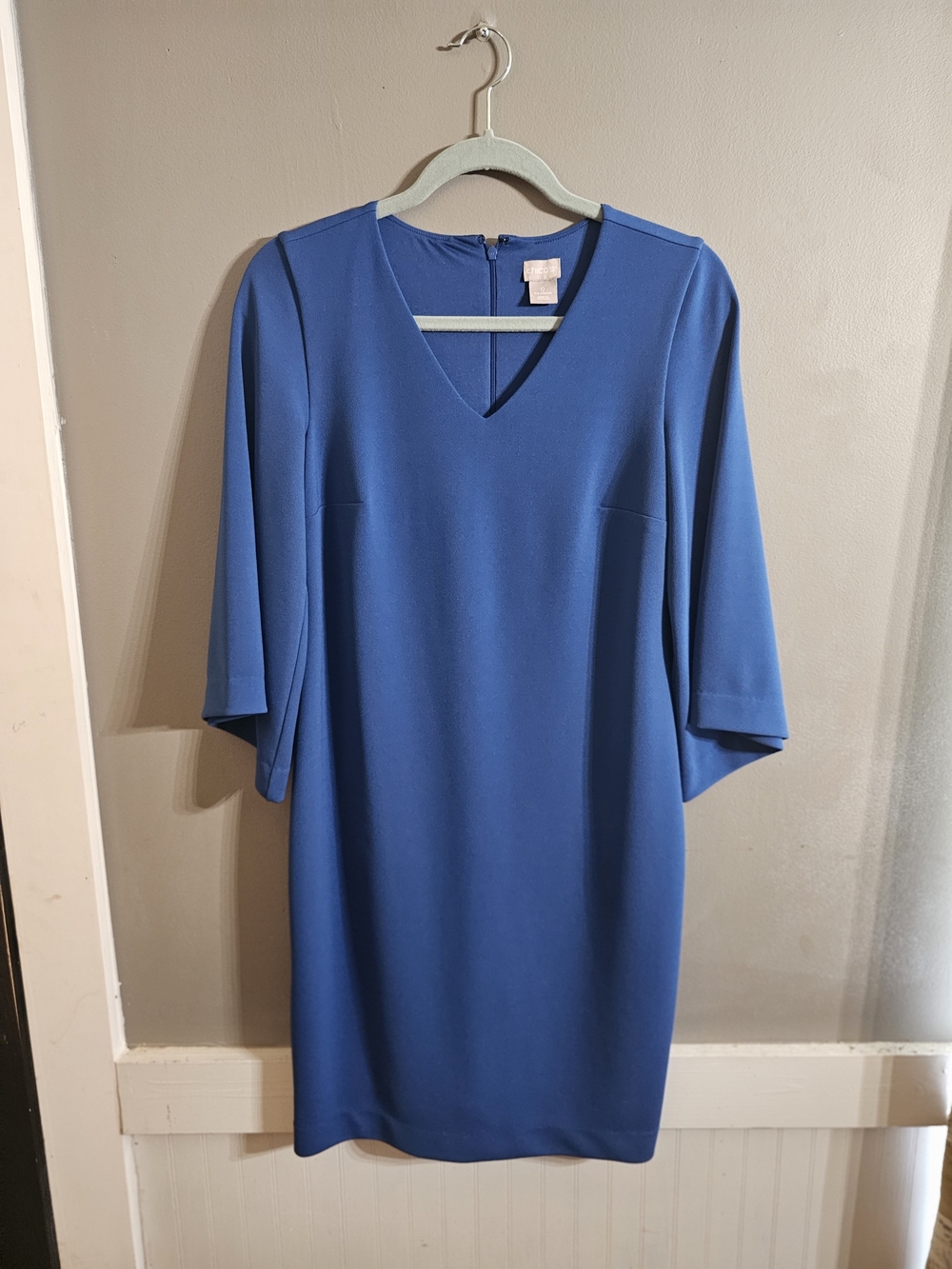 Chico's Royal Blue V-Neck Dress